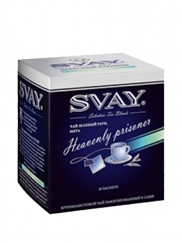 Чай зеленый улун Svay Heavemly Prisoner (Небесный пленник), упаковка 20 саше по 2 г