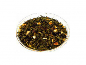 Чай зеленый Японская липа, упаковка 500 г, крупнолистовой ароматизированный чай