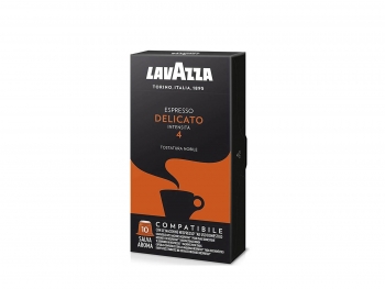 Кофе в капсулах Lavazza Espresso Delicato (Лавацца Эспрессо Деликато), упаковка 10 капсул, формат Nespresso