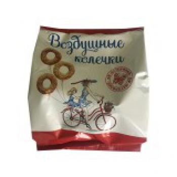 Колечки воздушные заварные хрустящие, 35 г, вакуумная упаковка