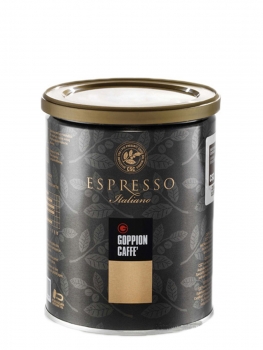 Кофе молотый Goppion Espresso italiano CSC (Гоппион Эспрессо Итальяно)  250 г, металлическая банка